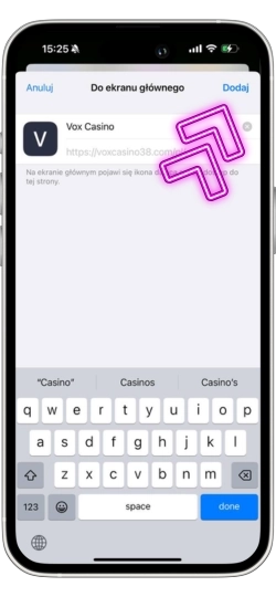 iOS VOX Kasyno