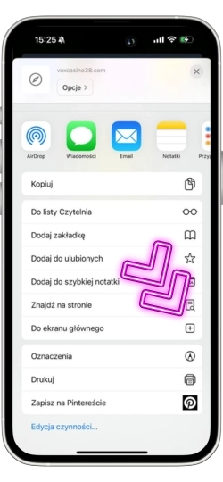 VOX Kasyno iOS